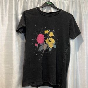 Black  graphic t shirt from cotton on